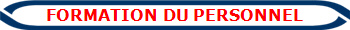 FORMATION DU PERSONNEL